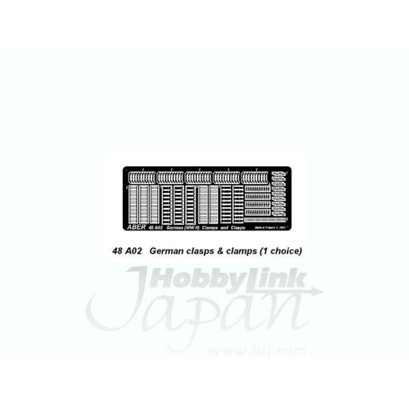 1/48 German Clamps & Clasps (1 choice)