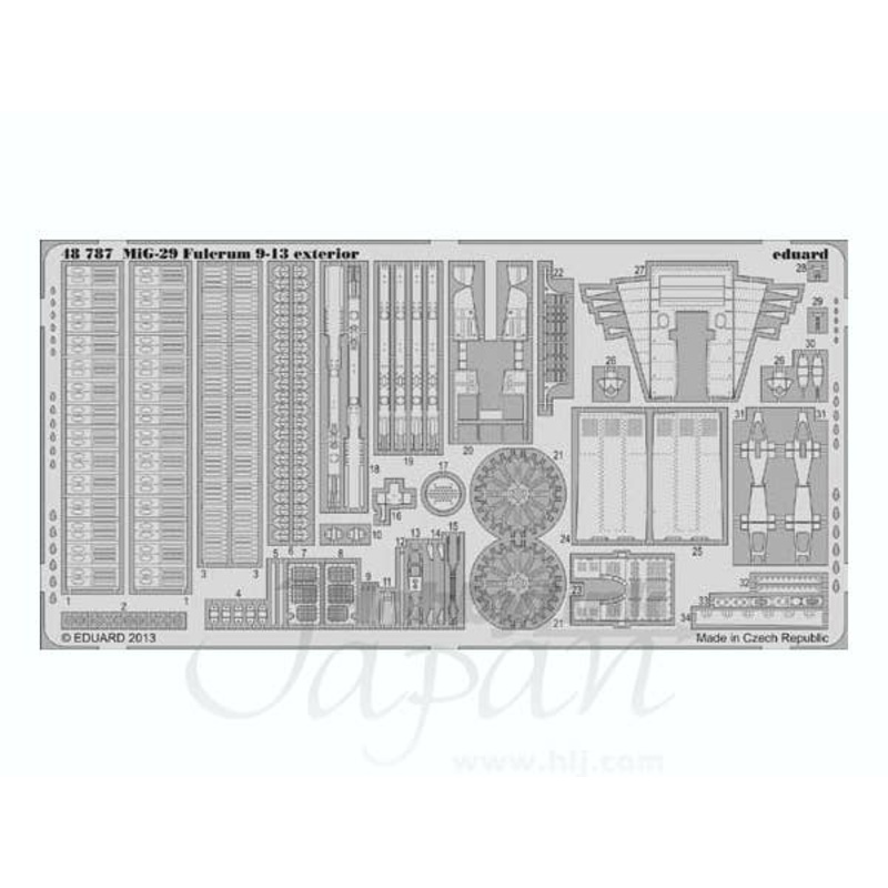 1/48 MIG-29 9-13 Exterior (for Great Wall Hobby)