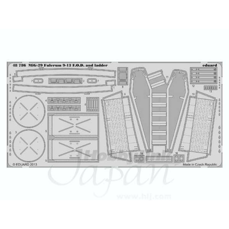 1/48 MIG-29 9-13 F.O.D. and Ladder (for Great Wall Hobby)