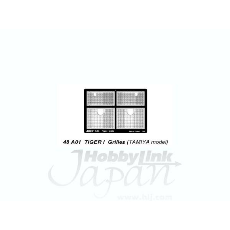 1/48 Tiger I Grilles (for Tamiya)