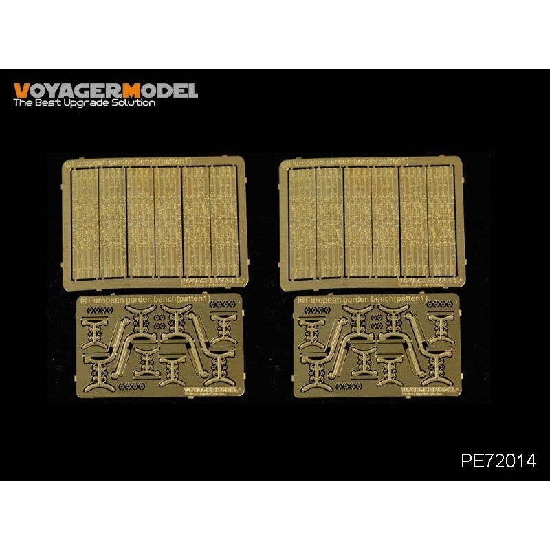 1/72 European Garden Bench (Pattern 1) (For All)