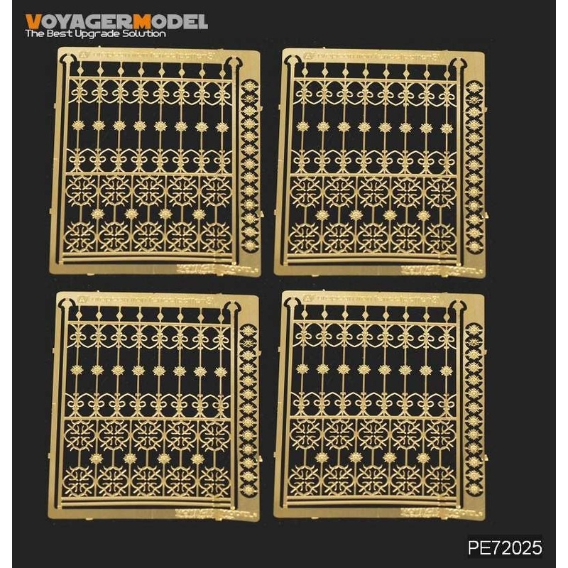 1/72 European Iron Fence (Pattern 3) (for All)