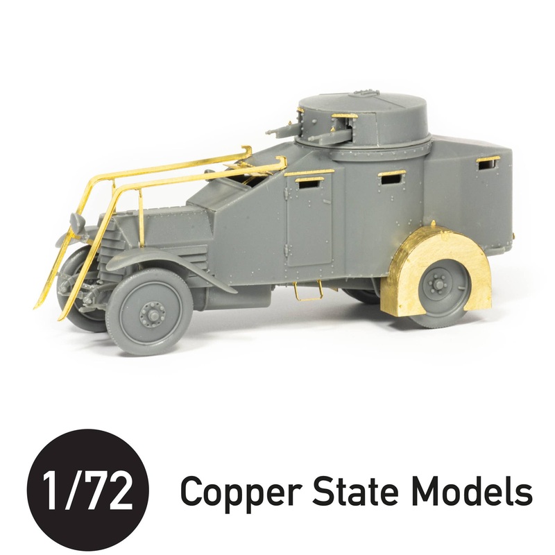 1/72 Italian armoured car 1ZM Detail set