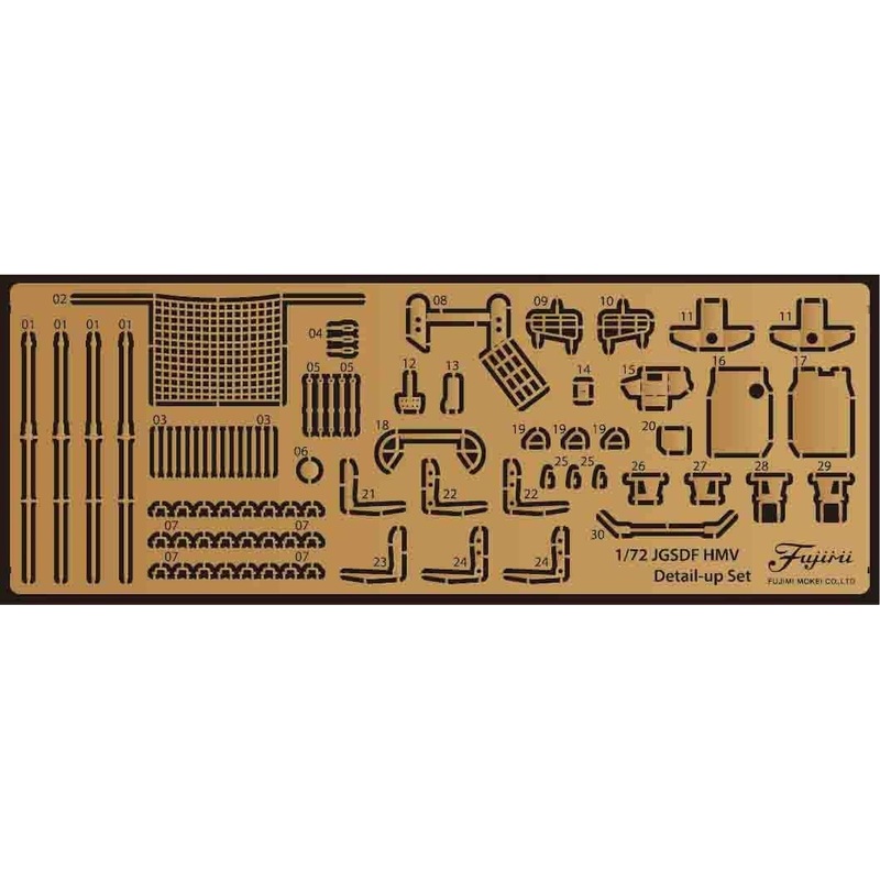 1/72 JGSDF High Mobility Vehicle Photo-Etched Parts