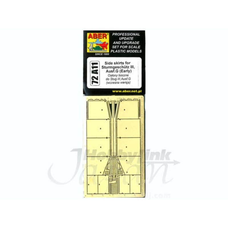 1/72 Side Skirts for Sturmgeschutz III (Early model)