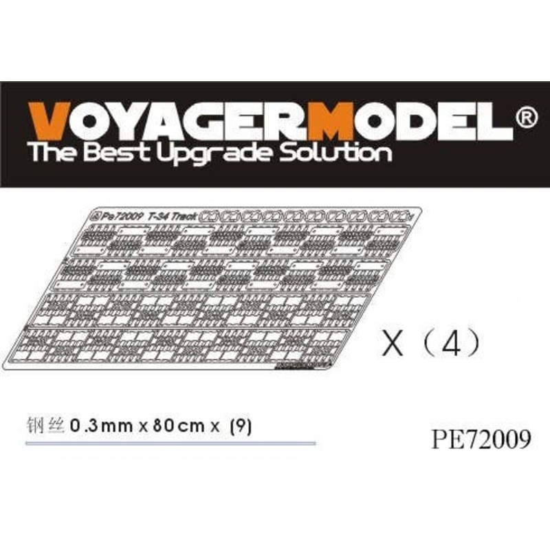 1/72 WWII Russian T-34 Full Workable Tracks (For all)