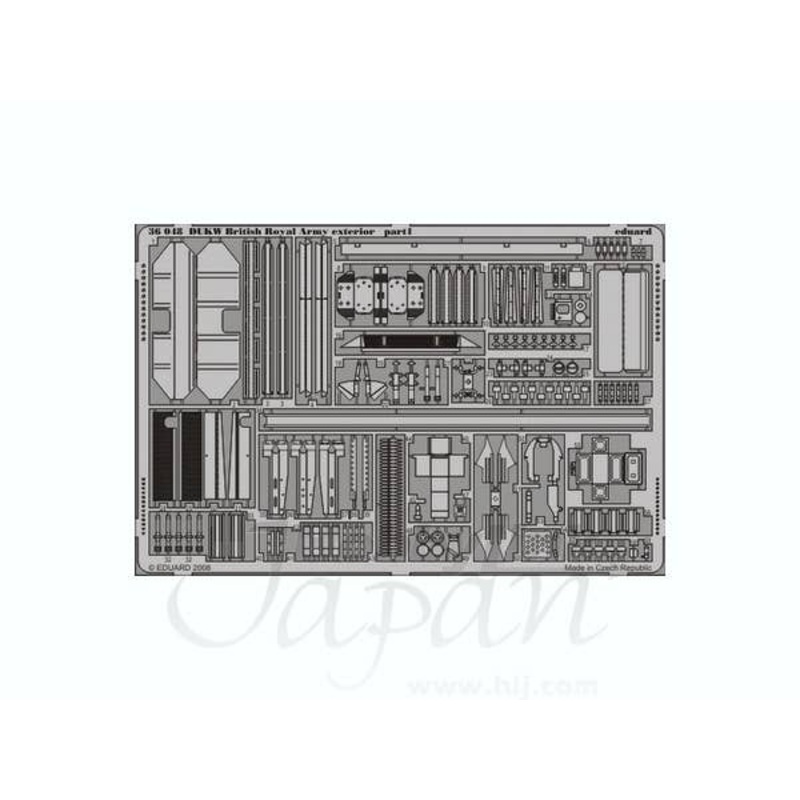 1/35 DUKW British Royal Army exterior (for Italeri)