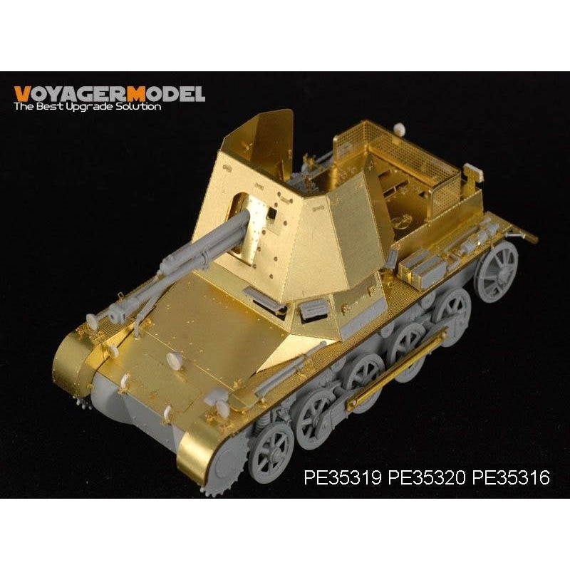 1/35 WWII German 47mm PaK(t) Panzerjager I Upper Hull (For DRAGON)