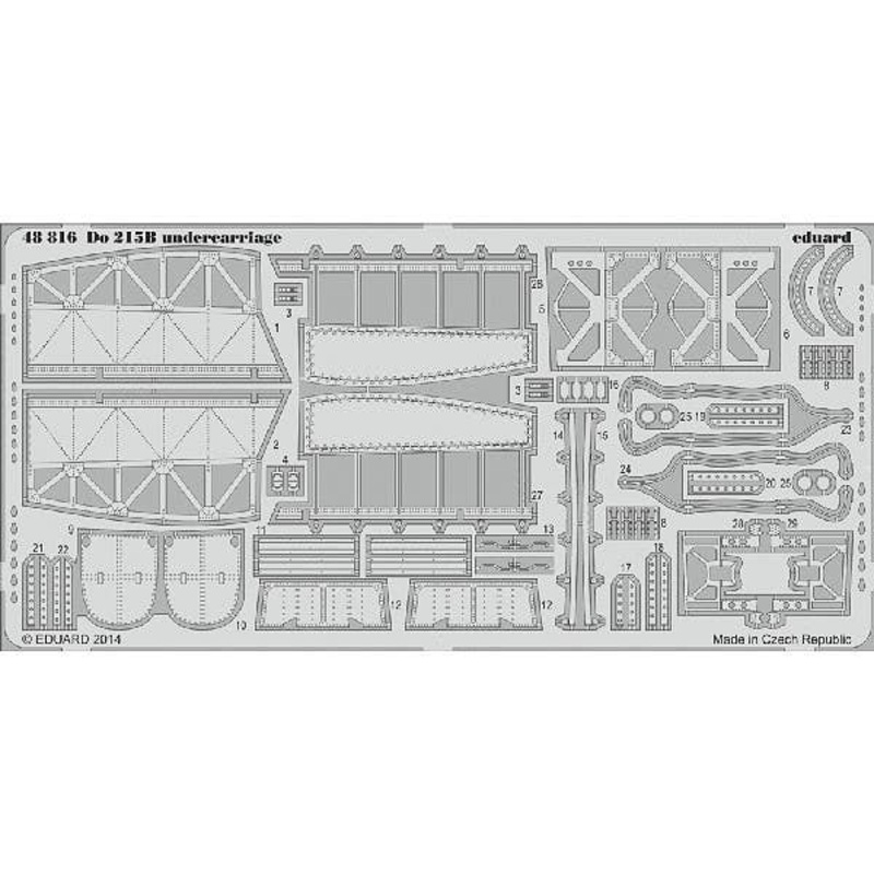 1/48 Do 215B Undercarriage (for ICM)