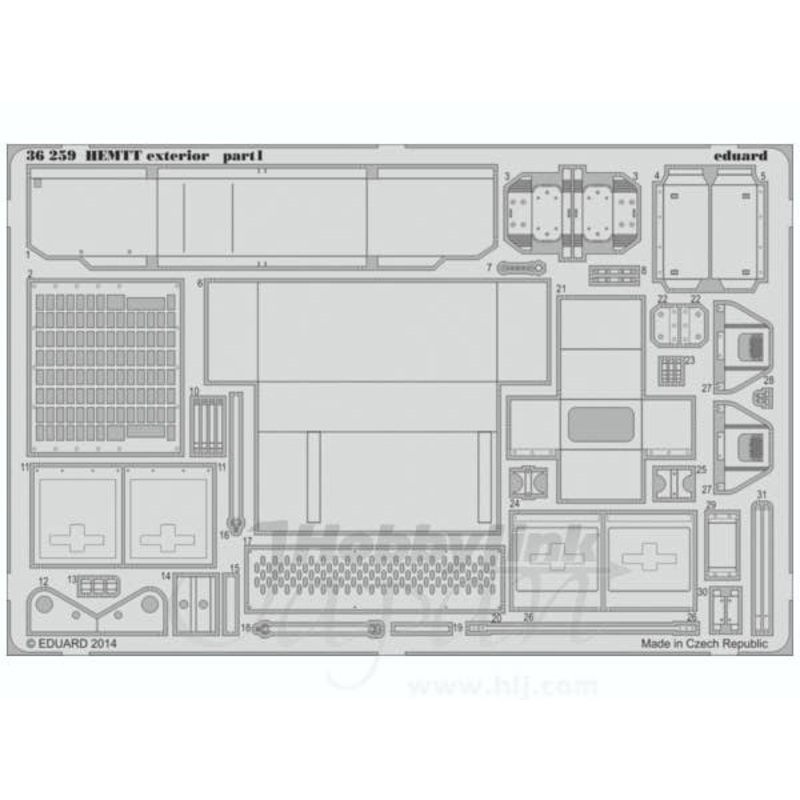1/35 HEMTT Exterior (for Italeri)