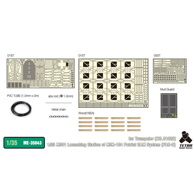 1/35 MIM-104C Patriot PAC-2/Radar (for Trumpeter No.01022)