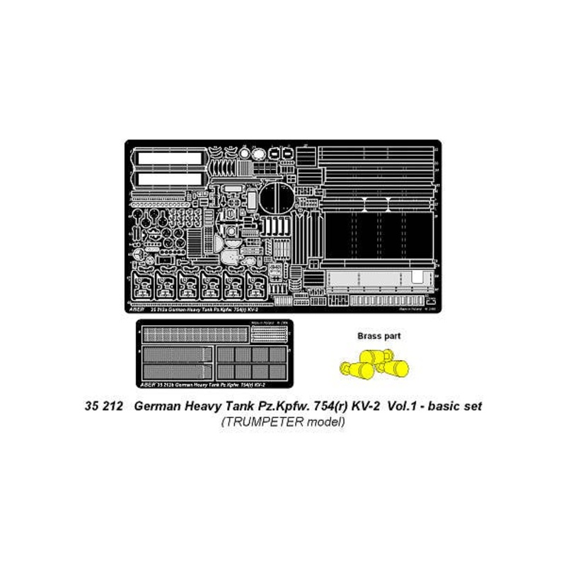 1/35 Pz.Kpfw. 754(r) KV-2 Vol.1: Basic Set (for Trumpeter)