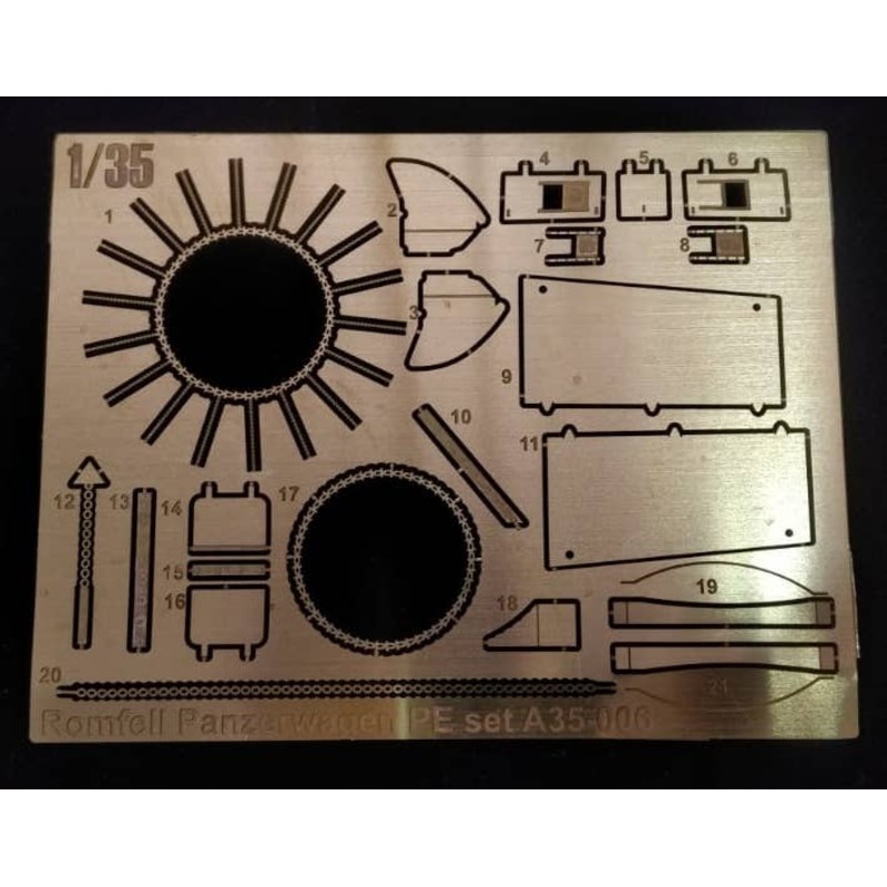 1/35 Romfell Photo-Etched Parts (for Copper State Models)