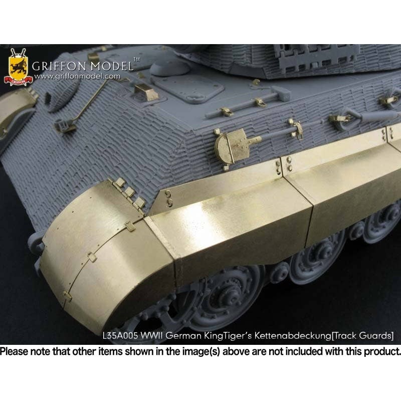 1/35 WW.II German Army King Tiger Kit Fender Parts Set