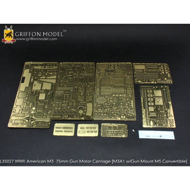 1/35 WWII American M3 75mm Gun Motor Carriage