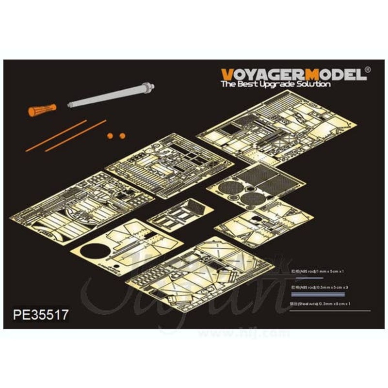 1/35 WWII Berge Panther Ausf.D w/37mm FlaK37 Detail Parts (Hobby Boss)