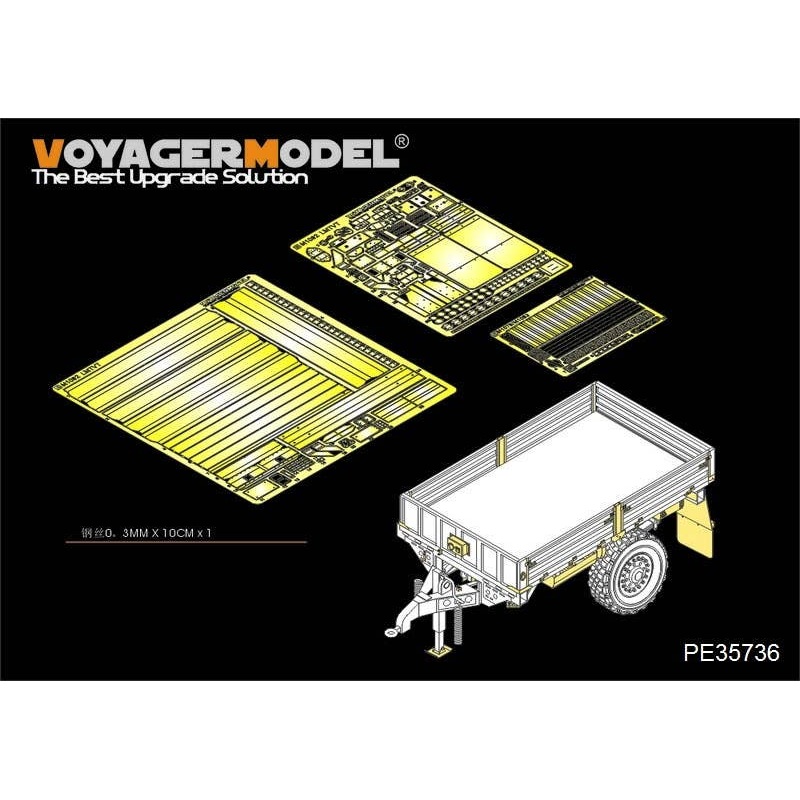 1/35 Modern US Army M1082 LMTVT Photo Etched Parts (For Trumpeter)