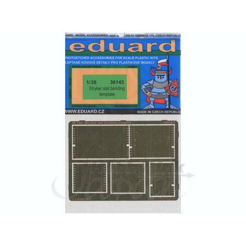 1/35 Stryker WAV Slat Armor Bend Template