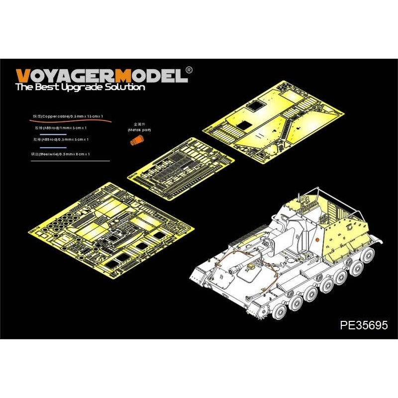 1/35 WWII Russian SU-76 Self-Propeller Gun Basic Parts (For MiniArt)