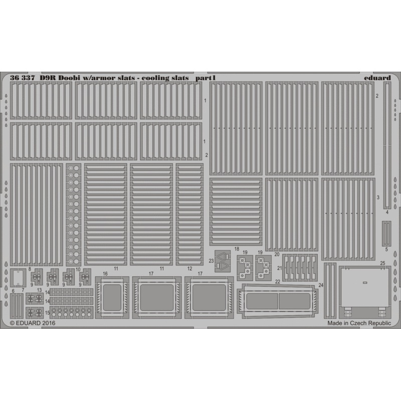 1/35 D9R Doobi w/ Armor Slats - Cooling Slats (Meng)