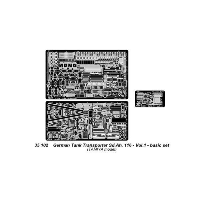 1/35 German Tank Transporter Sd.Ah.116 Vol.1: Basic Set