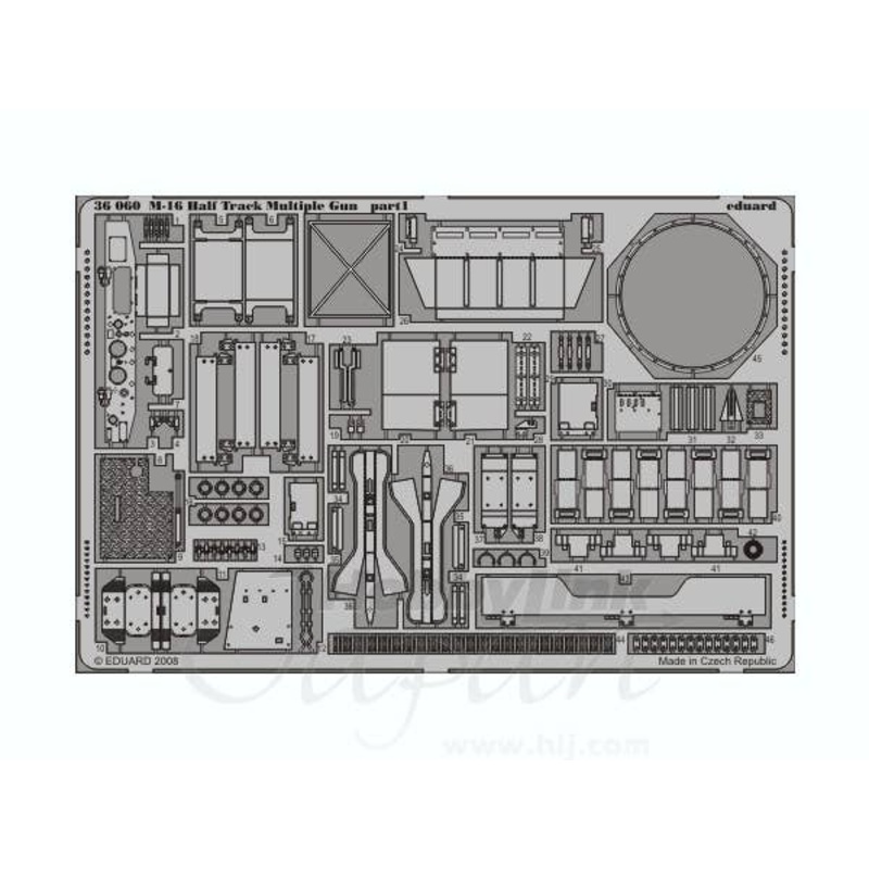 1/35 M-16 Half Track Multiple Gun (for Dragon)