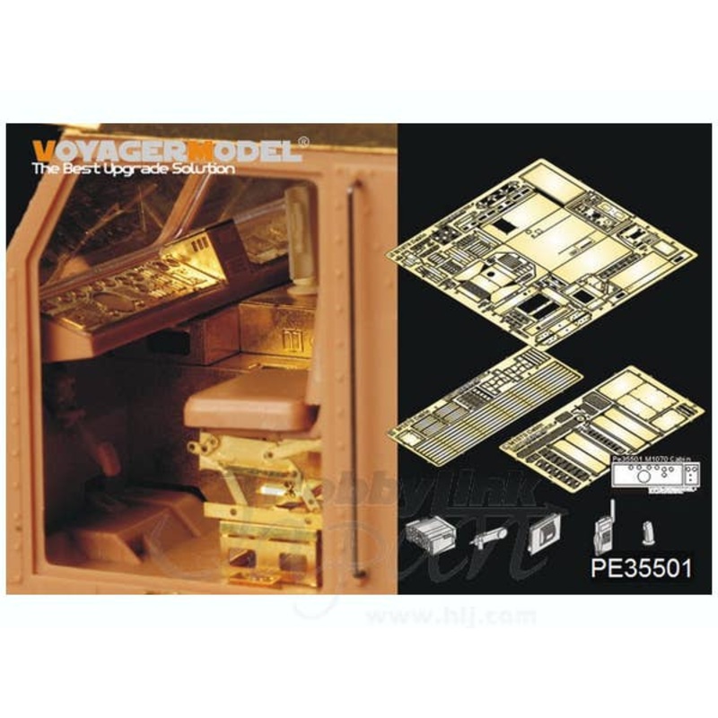 1/35 Modern U.S. M1070 Truck Tractor Interior Parts (Hobby Boss)