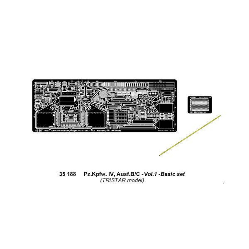 1/35 Pz.Kpfw. IV Ausf B/C Vol.1 Basic Set (for Tristar)