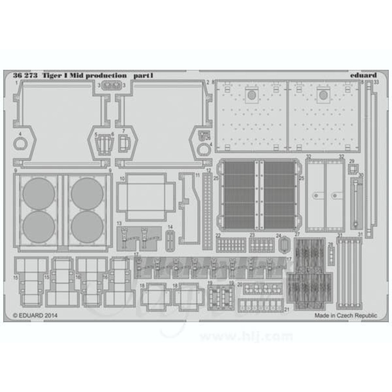 1/35 Tiger I Mid Production (for Dragon 6700)