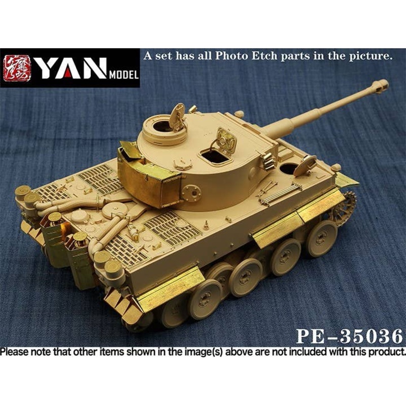 1/35 German Sd.Kfz.181 Tiger Heavy Tank Early 1943 North African Front Type for RFM RM-5050/5001