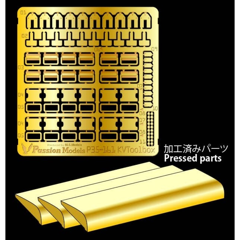 1/35 KV Series Tool Box Photo-Etched Parts Set