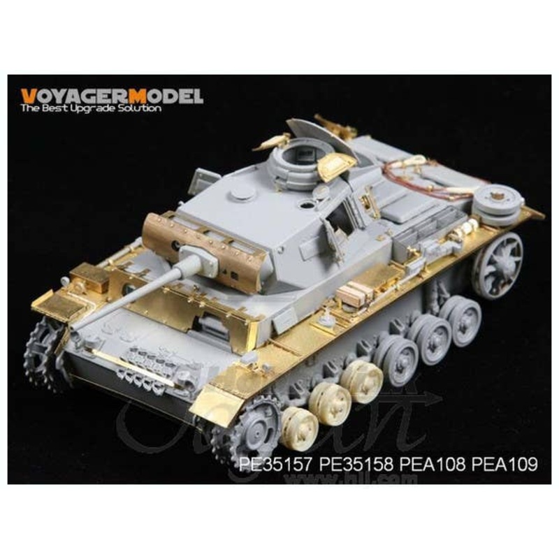 1/35 WWII Pz.KPfw. III Ausf J Detail Parts (for Dragon)