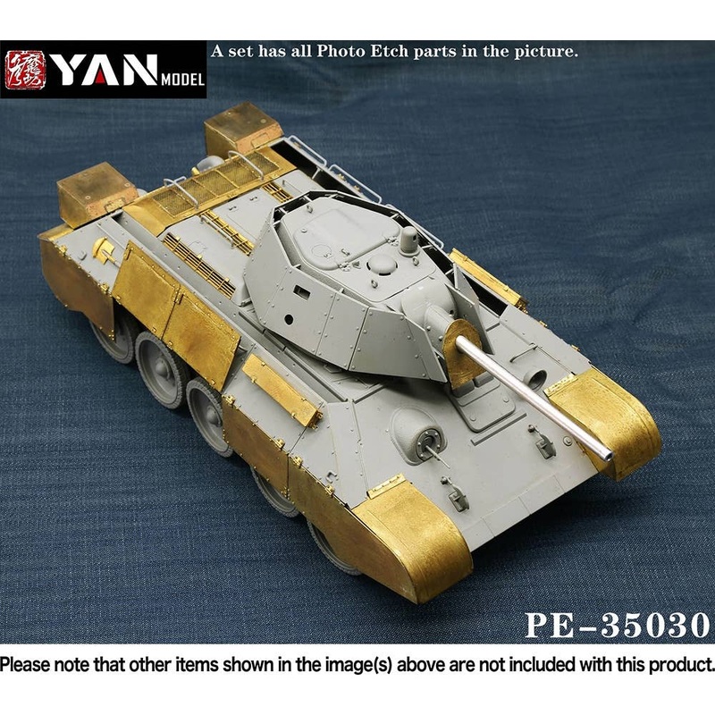 1/35 Etching Parts for Soviet Medium Tank T34E / T34-76 (for Border Model BT009)