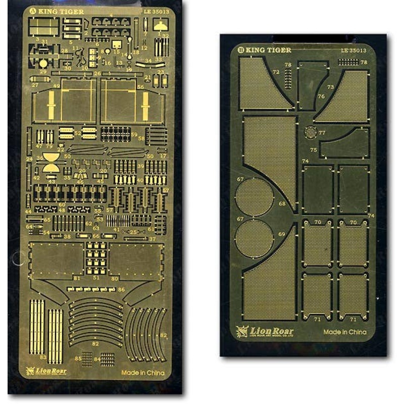 1/35 King Tiger (Porsche & Henschel) Photo-Etched
