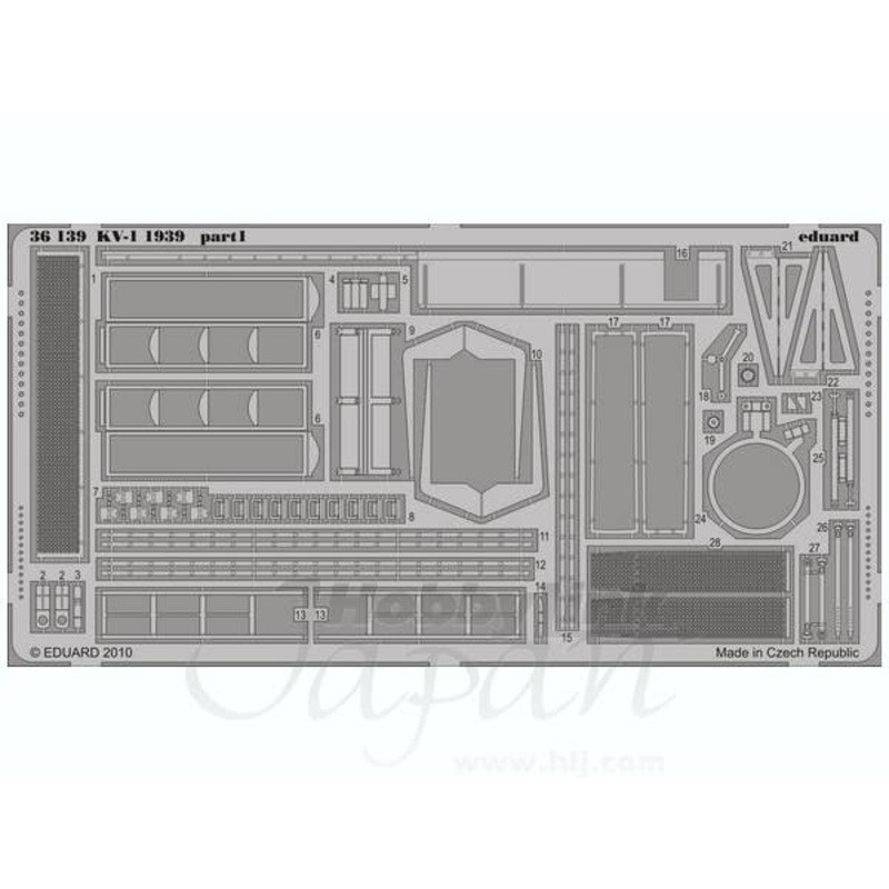 1/35 KV-1 1939 Detail Set (for Trumpeter)