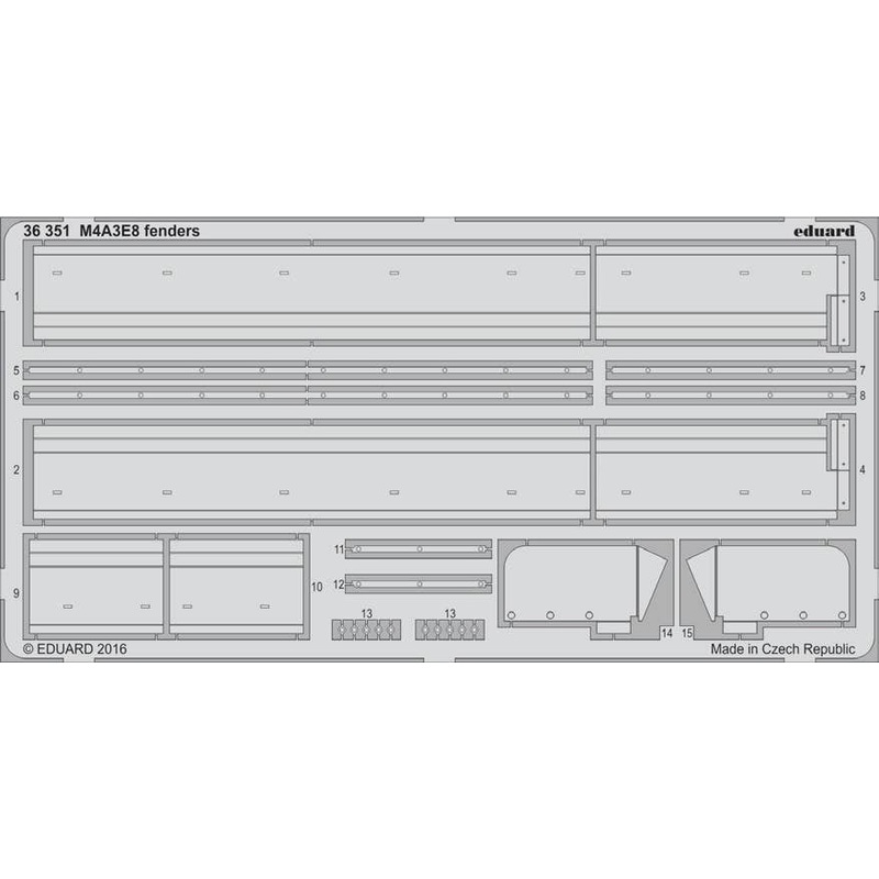 1/35 M4A3E8 Fenders (Italeri)