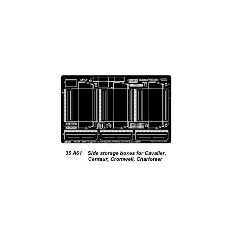 1/35 Side Storage Boxes for Cromwell, Centaur