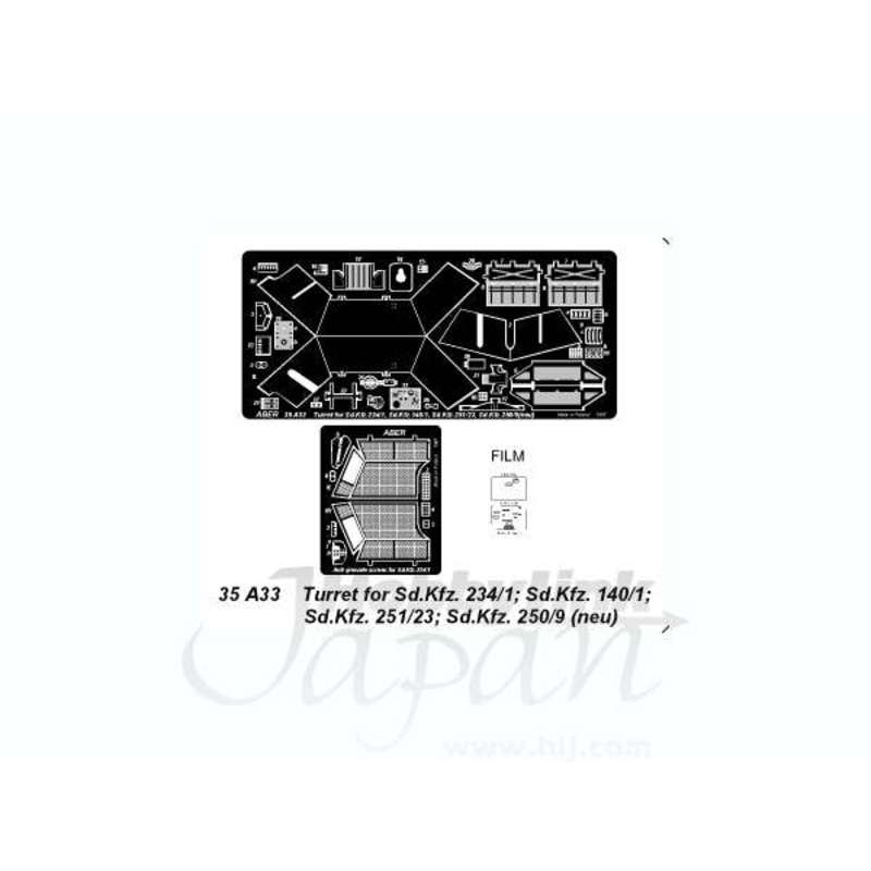 Turret for Sd.Kfz.234/1; 140/1; 251/23; 250/9