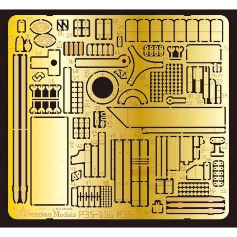 1/35 French Light Tank Renault R35 Photo-Etched Parts Set (for Tamiya MM35373)