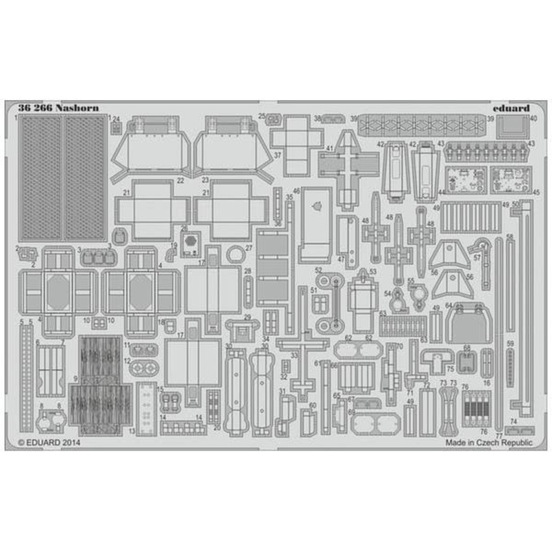 1/35 Nashorn Parts Set (for Tamiya)