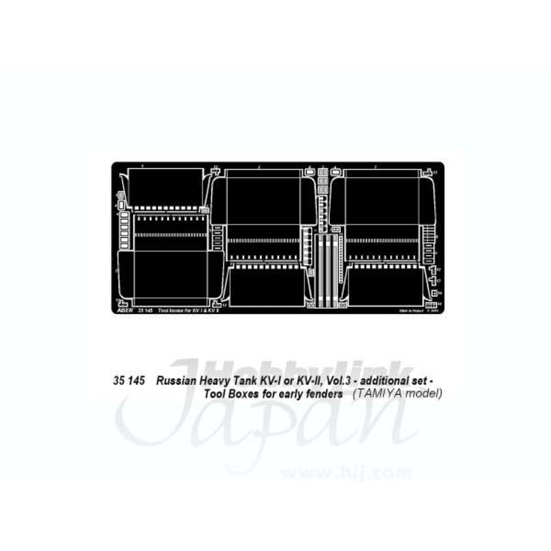 1/35 Russian Heavy Tank KV-I & KV-II Vol.3 Tool Box (for Tamiya)
