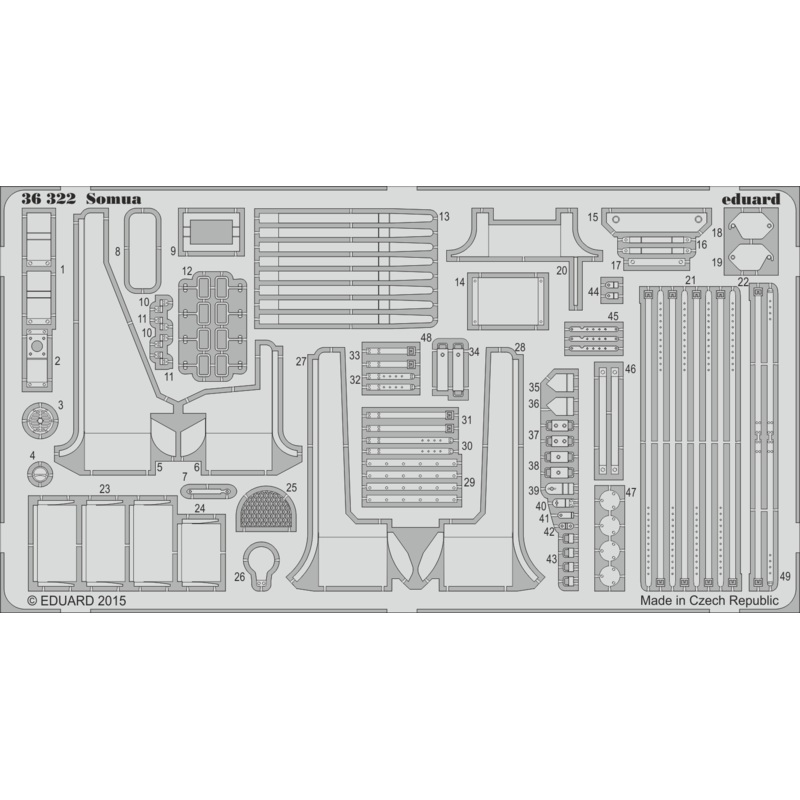1/35 Somua Parts Set