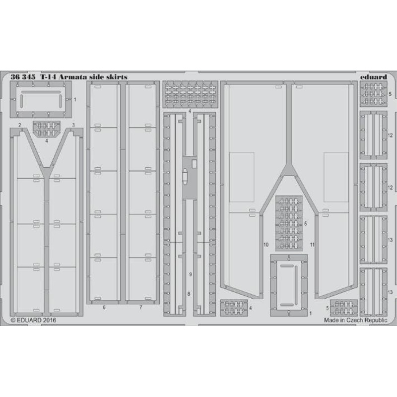 1/35 T-14 Armata Side Skirts (Takom)
