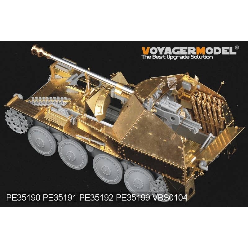 1/35 WWII German Marder III Ausf.M Initial Production Armour Plate (For DRAGON)