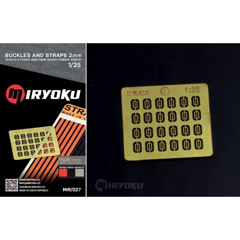 1/35 Buckles and Straps 2mm (B)