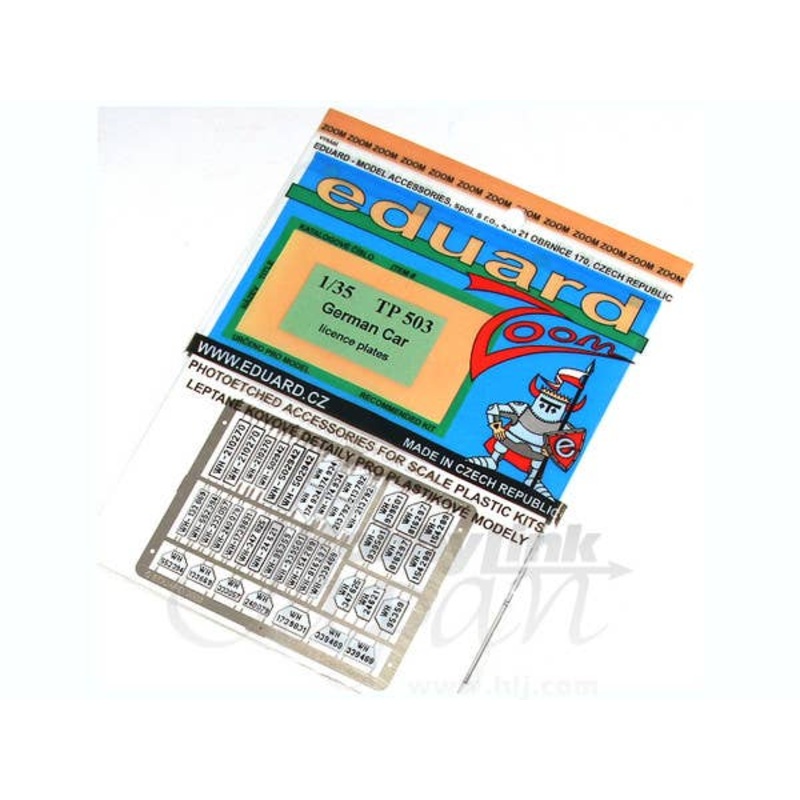 1/35 German Car Licence Plates