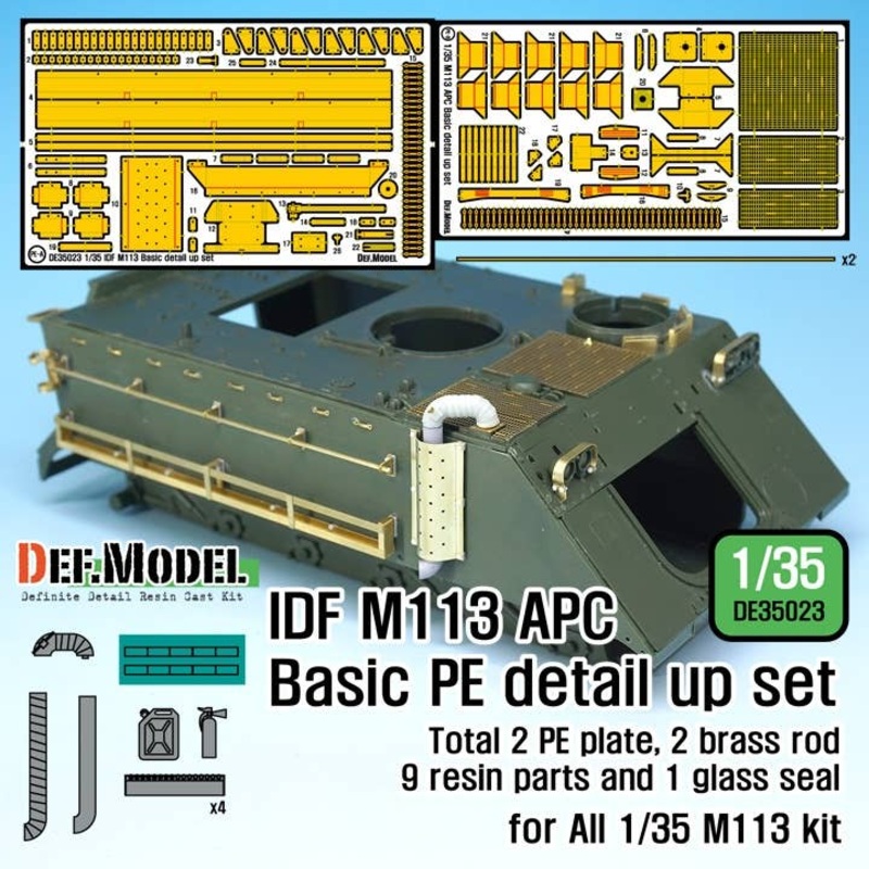 1/35 IDF M113 Basic PE Detail Up Set for M113