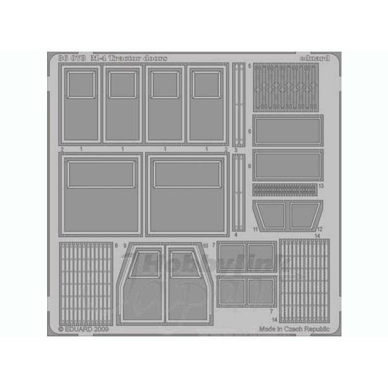 1/35 M-4 Tractor doors (for Hobby Boss)