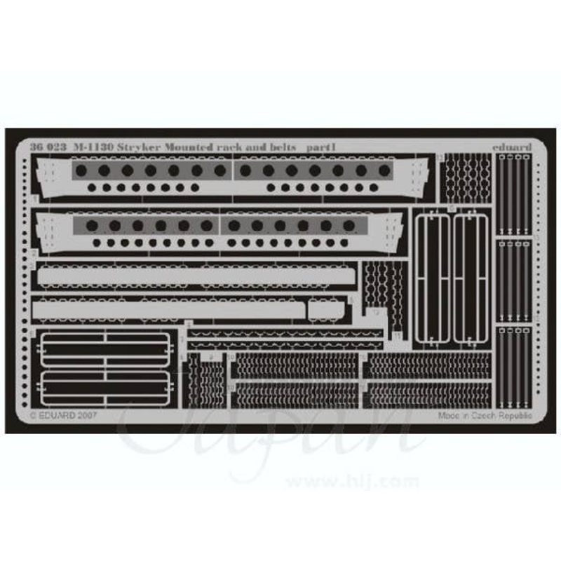 1/35 M1130 Stryker Mounted Rack and Belts #1 for AFV Club
