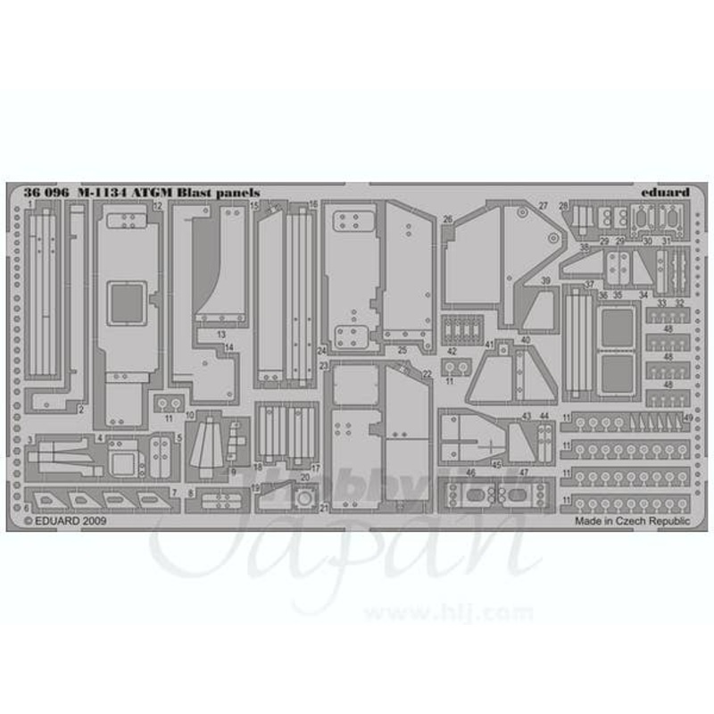 1/35 M1134 ATGM Blast Panels (for AFV Club)